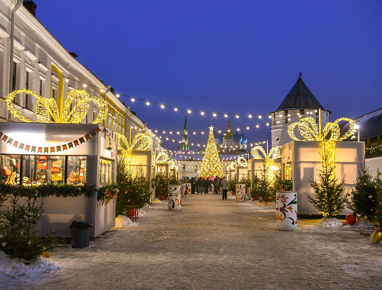 Новогодние узоры Казани, поезд - Изображение 0